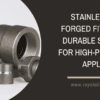 stainless steel forged fitting